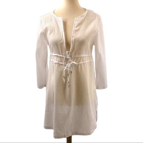 Capelli of New York Other - Capelli White Cotton Popover Swim Cover Up